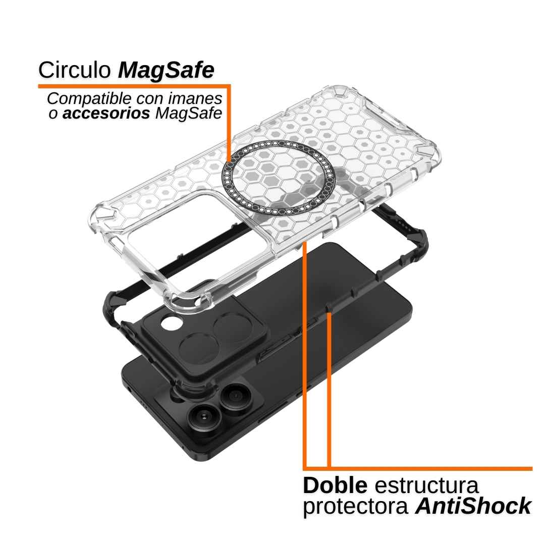 Case HoneyComb MagSafe Antigolpes
