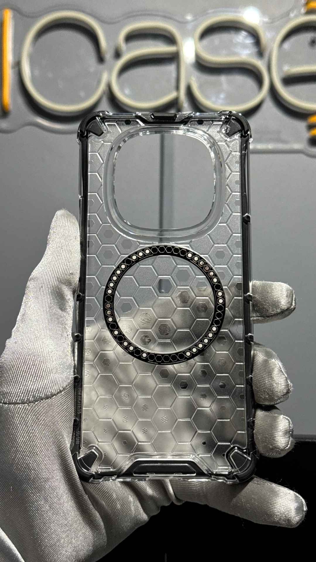 Case HoneyComb MagSafe Antigolpes
