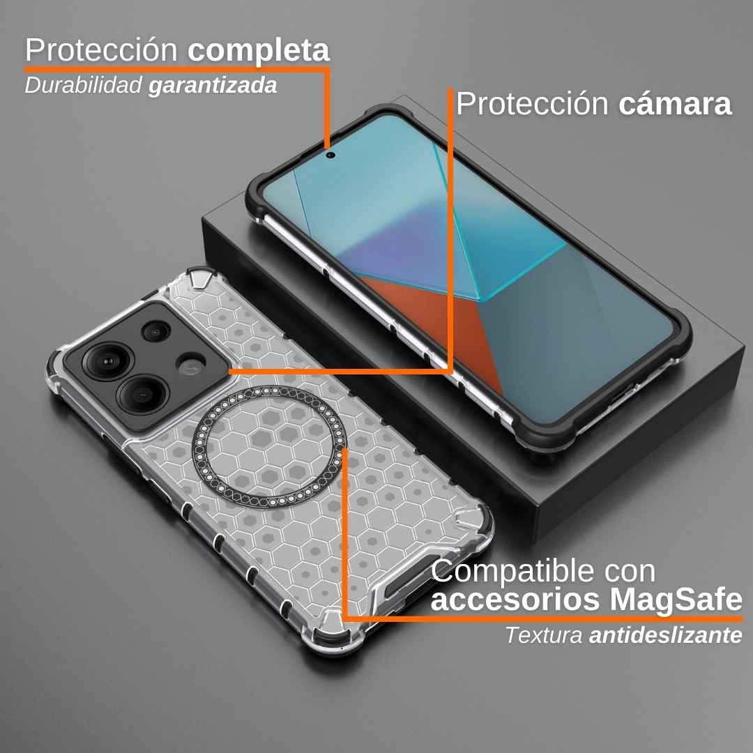 Case HoneyComb MagSafe Antigolpes