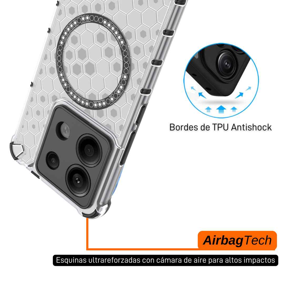 Case HoneyComb MagSafe Antigolpes