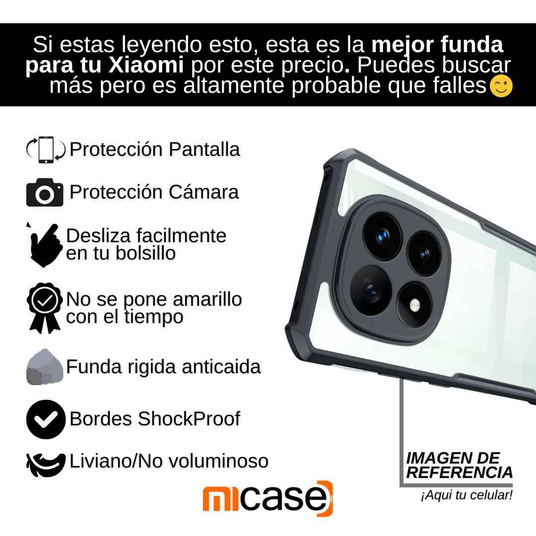 Policromo Acrílico Anticaida Redmi Note 14 Pro (5G) / POCO X7