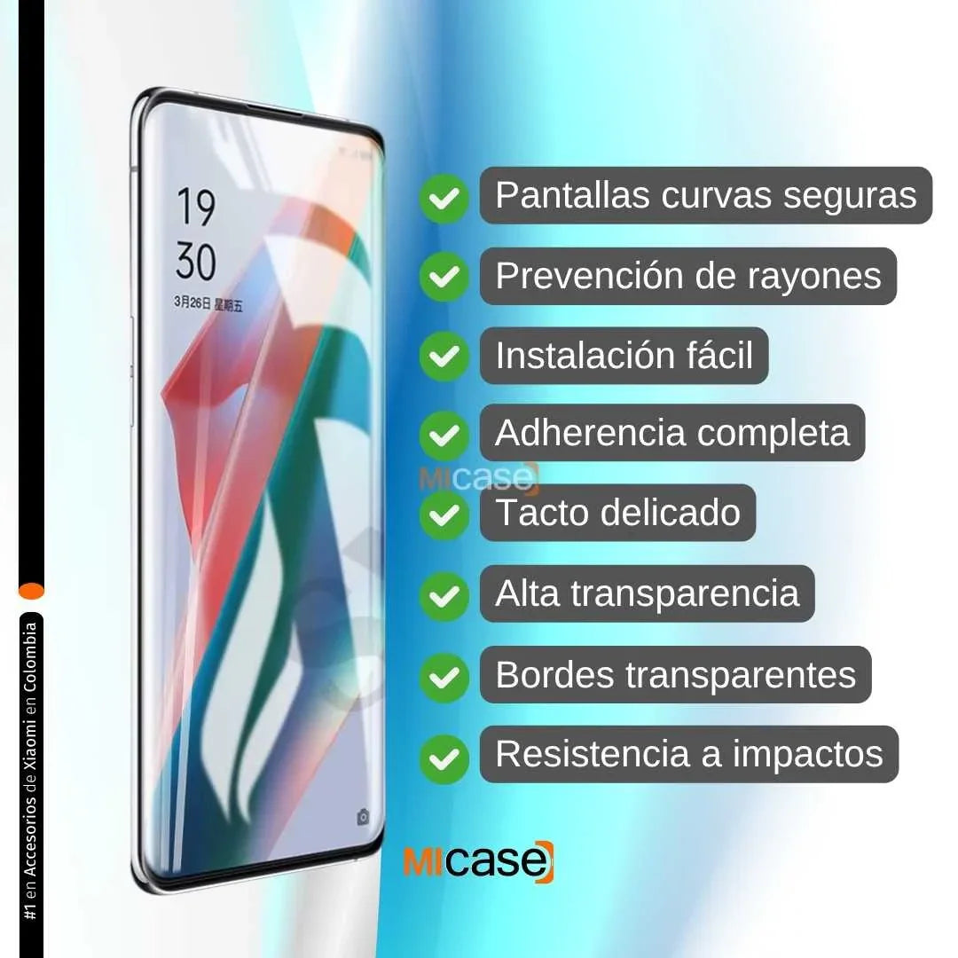 Vidrio Templado SuperCurvo UV para Xiaomi Redmi