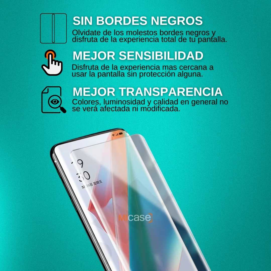 Vidrio Templado SuperCurvo UV Full Cover