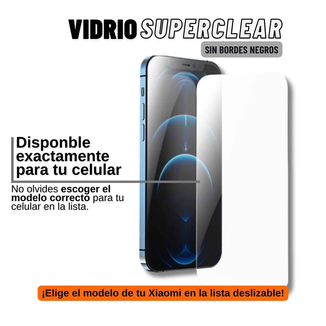 Vidrio Templado SuperClear (sin bordes)