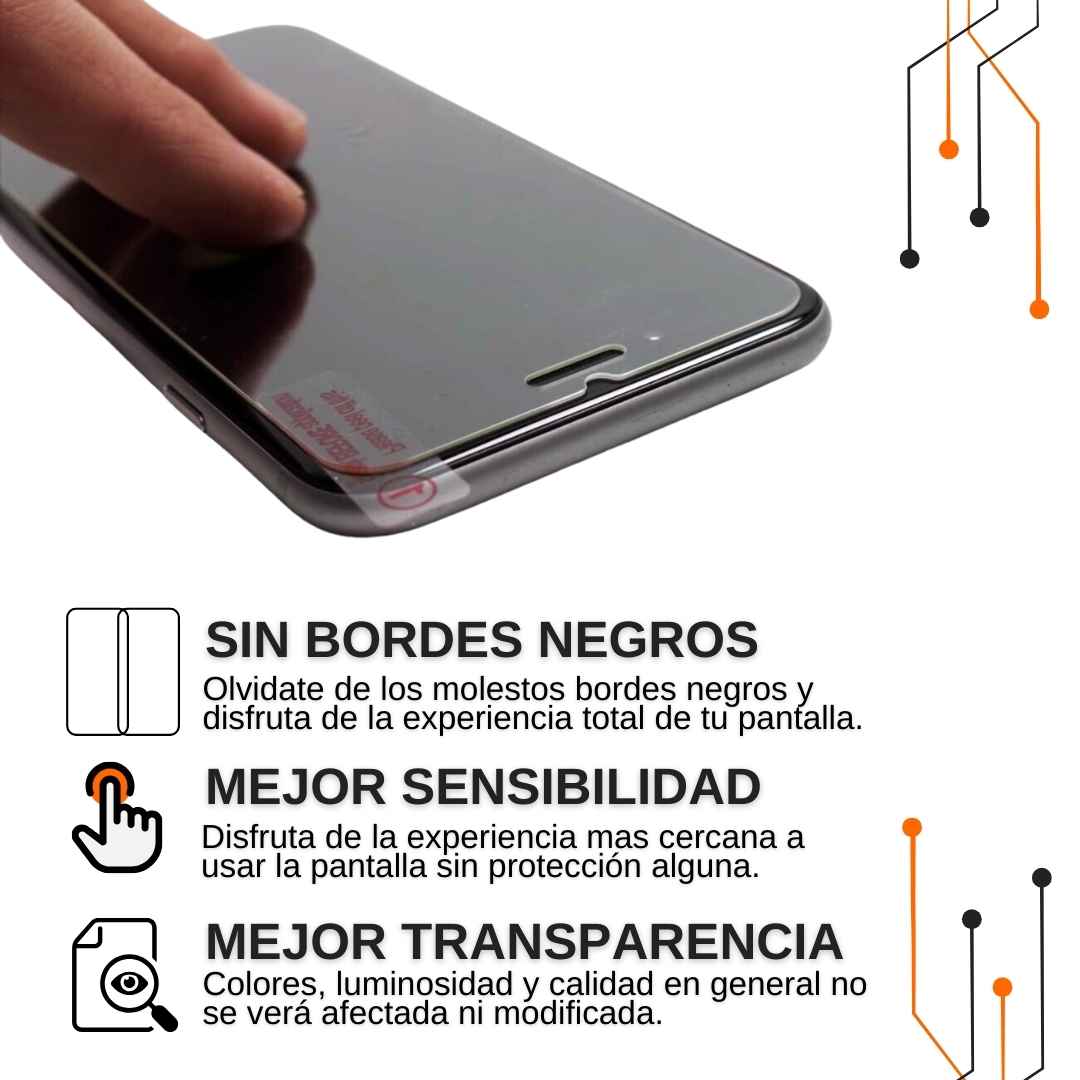 Vidrio Templado SuperClear (sin bordes)