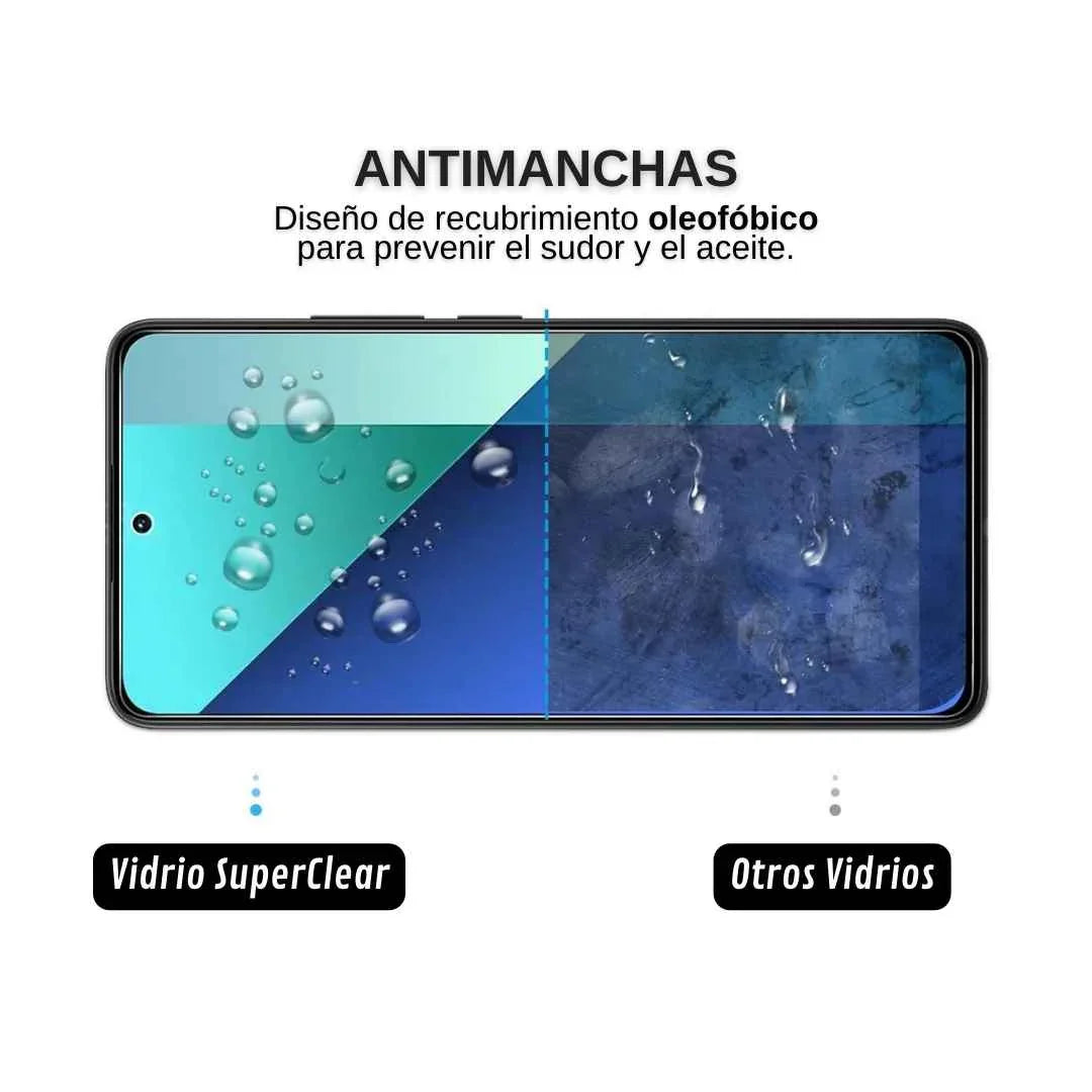 Vidrio Templado SuperClear (sin bordes)