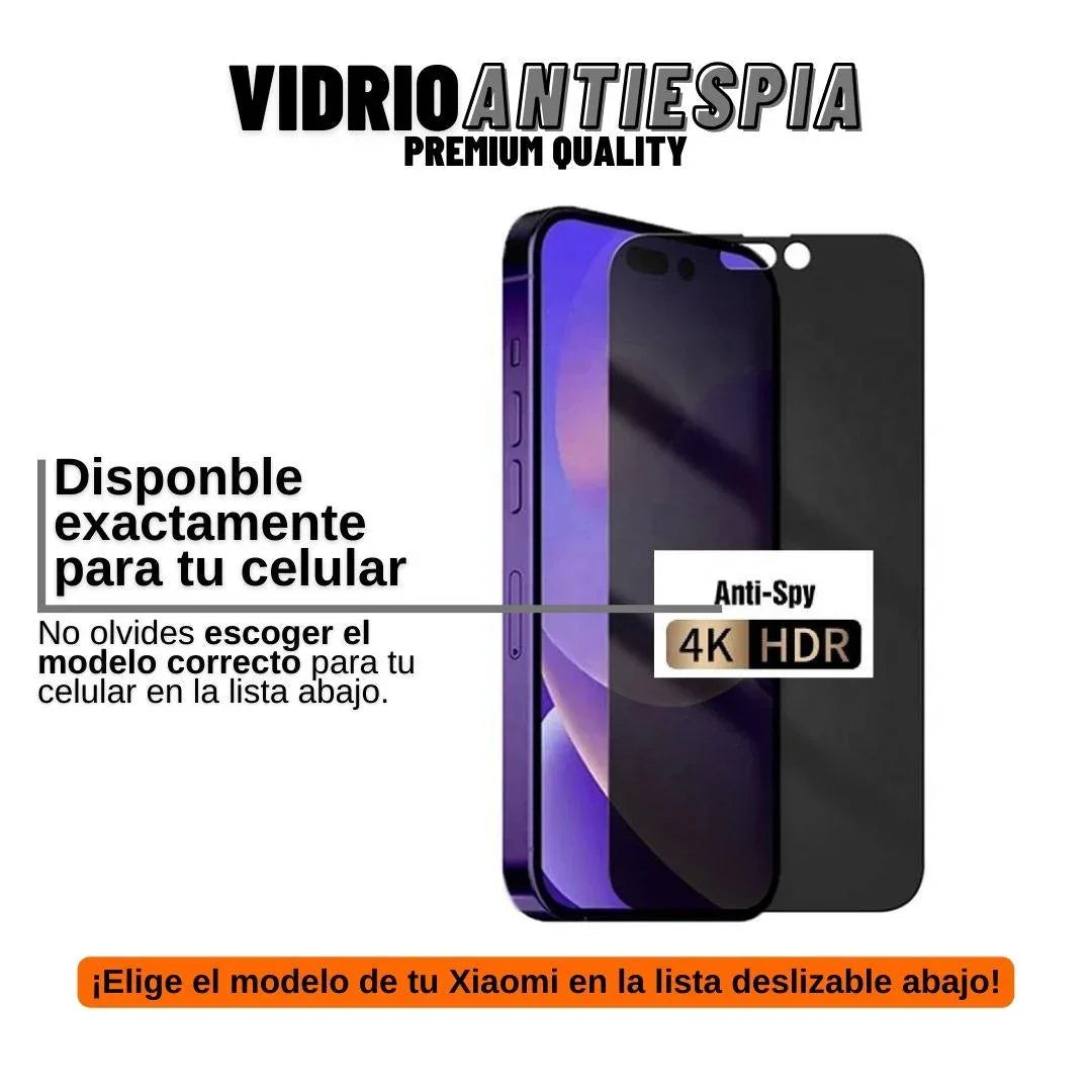 Vidrio Templado AntiEspia para Xiaomi Redmi POCO