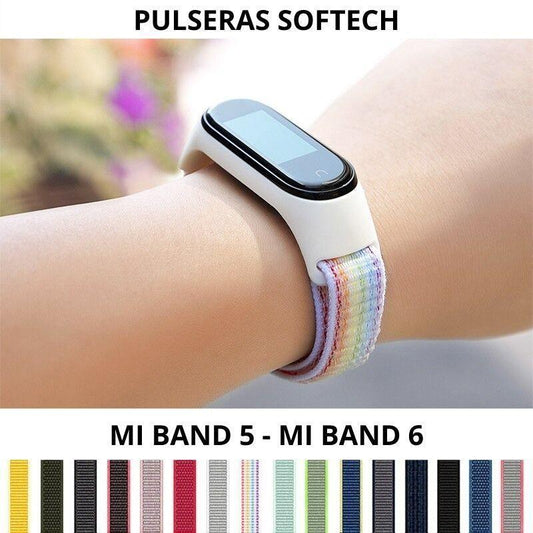 Pulseras de Nylon Suave MI Band 6/5