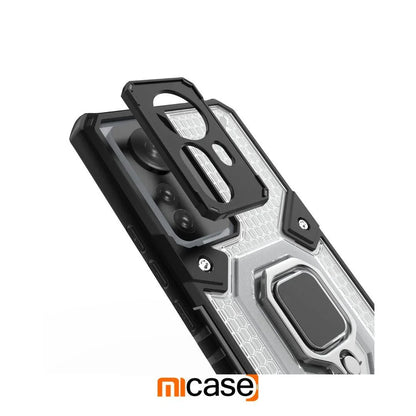 Case Armadura Transparente Anticaída con Anillo Magnético para Redmi Note 10 Pro
