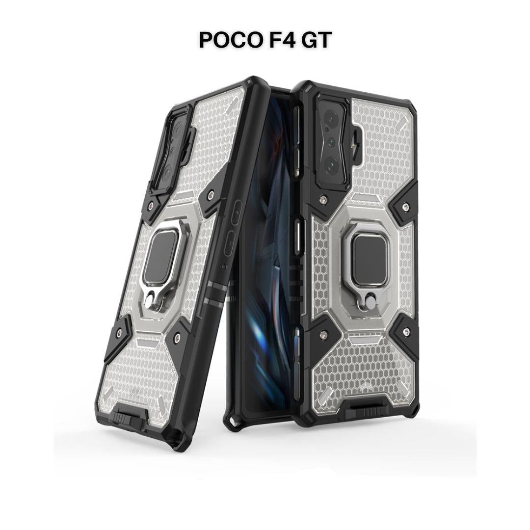 Funda Case Estuche Armadura Transparente con Anillo POCO F4 GT