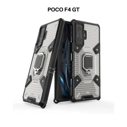 Funda Case Estuche Armadura Transparente con Anillo POCO F4 GT