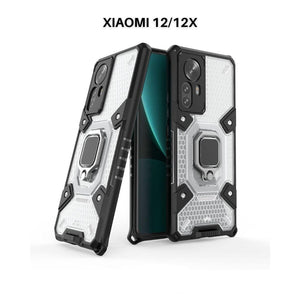 Funda Case Estuche Armadura Transparente con Anillo Xiaomi 12