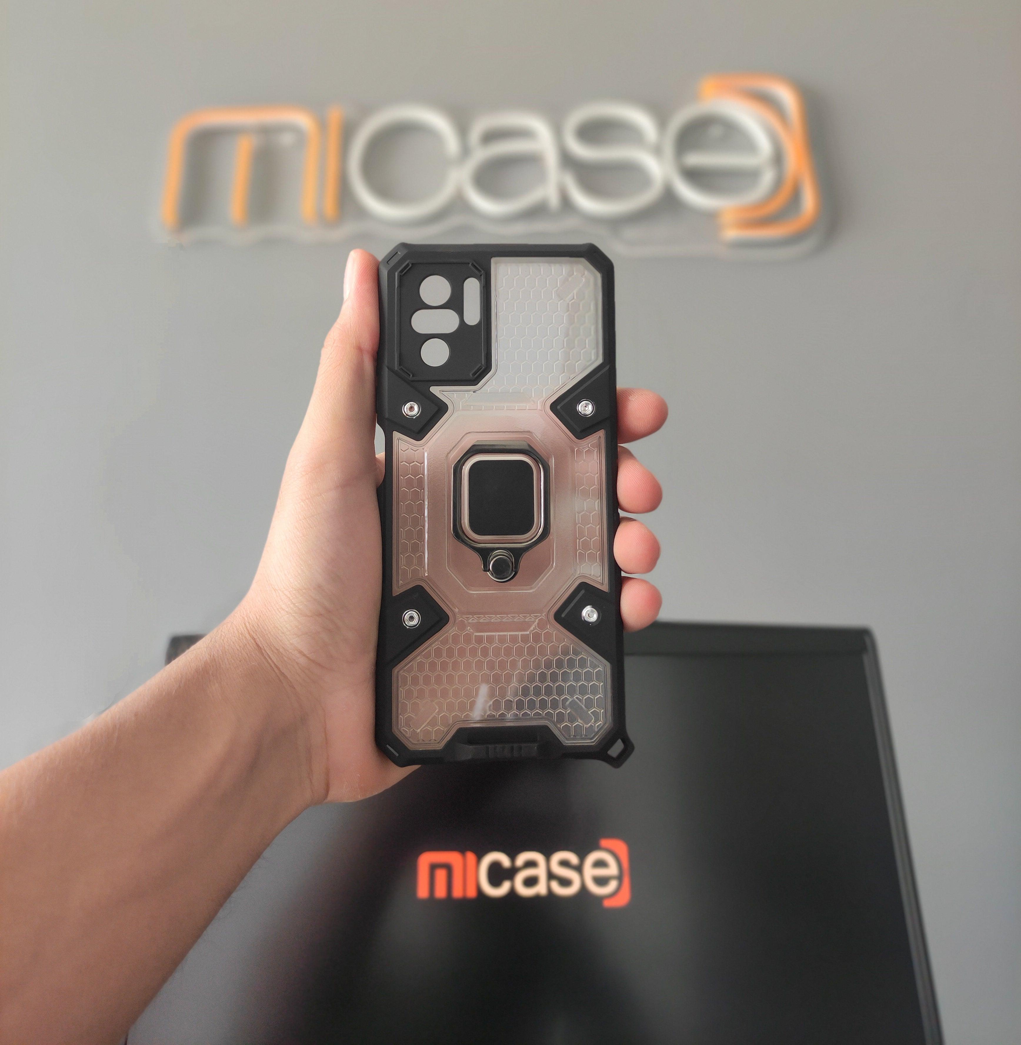 Funda Case Estuche Armadura Transparente con Anillo Redmi Note 10