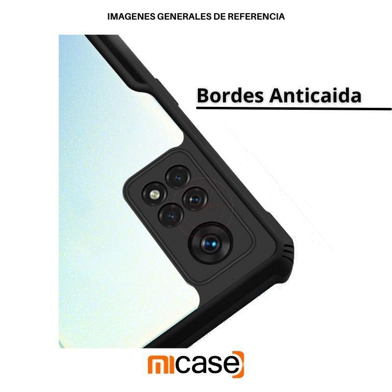 Funda Xiaomi 12 / 12X Carbono y Efecto Cepillado con Esquinas