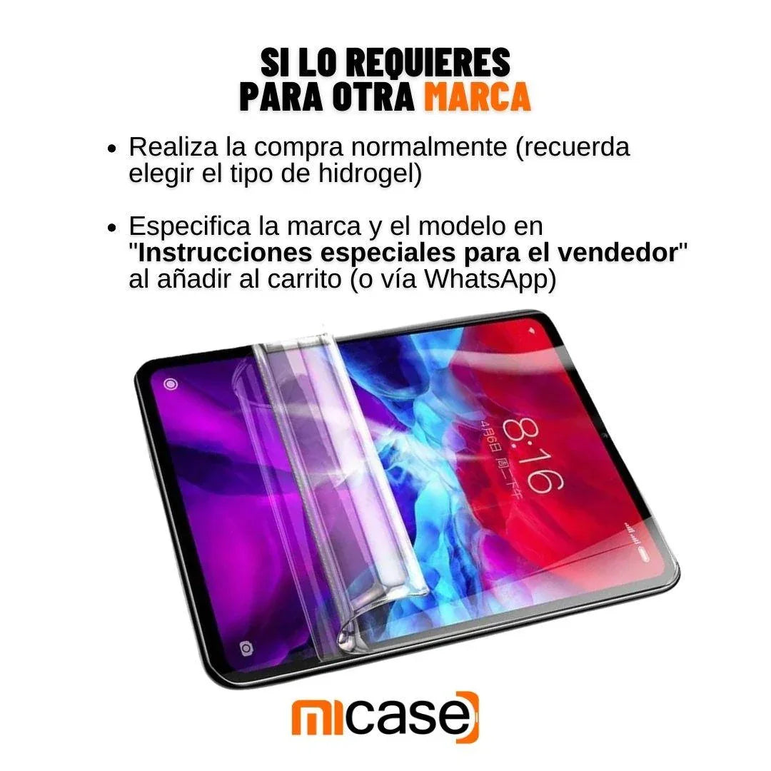 Protector de Hidrogel para Xiaomi Pad, Redmi Pad y Tablets