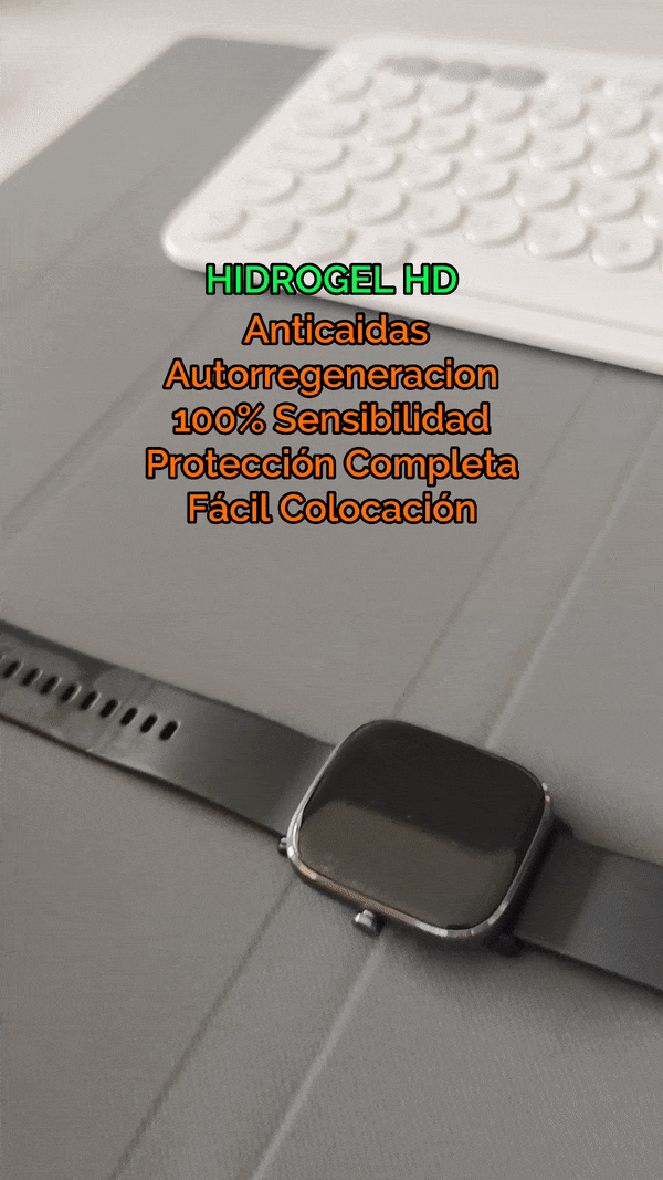 Protector de Pantalla de Hydrogel Frente para Xiaomi Redmi Watch 3  Transparente GIFT4ME