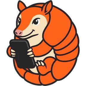 Miko, la mascota de MIcase, protegiendo un celular